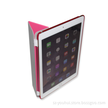 Factory outlet Luxury Soft PU smart flip cover case for ipad 2 air case
